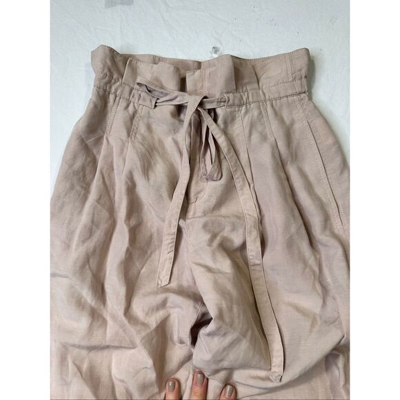 Club Monaco Anreannah Paperbag Pants In Mauve, size 00 - Picture 3 of 10